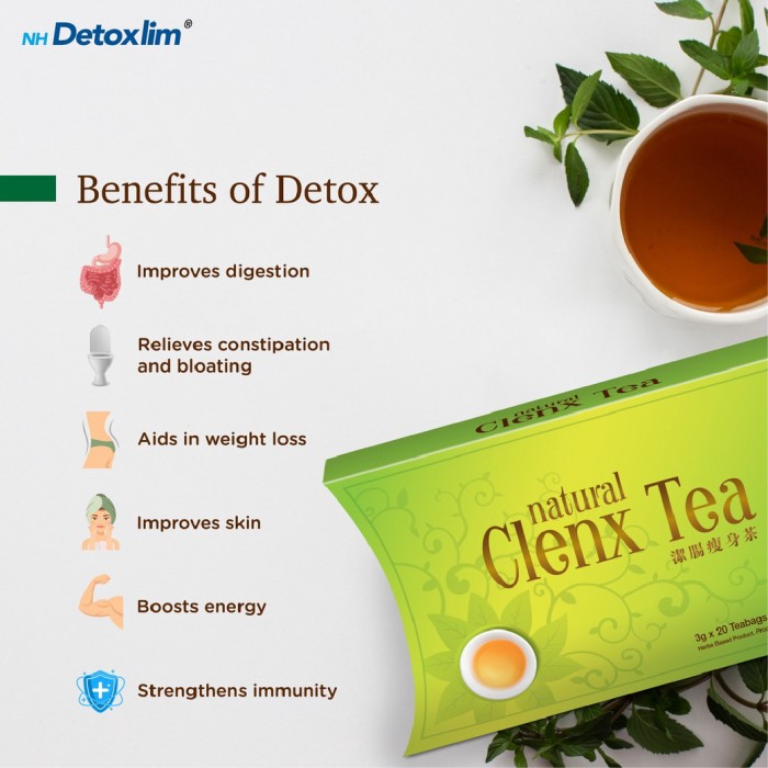 NH Natural Detox Clenx Tea 40's +10's排毒/瘦身减肥茶