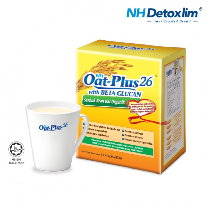 NH Oat Plus 26 Oat Milk Instant Drink 900g / organic oat susu suitable for vegan/降低胆固醇