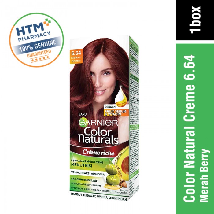 Garnier Color Natural Creme 6.64 - Merah Berry