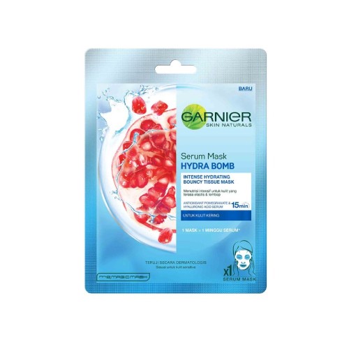 GARNIER Skin Hydra Bomb Pomegranate Mask- Hydration Mask , Face Mask , 面膜