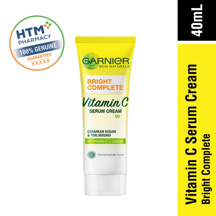 GARNIER BRIGHT COMPLETE VITAMIN C SERUM CREAM 40ML