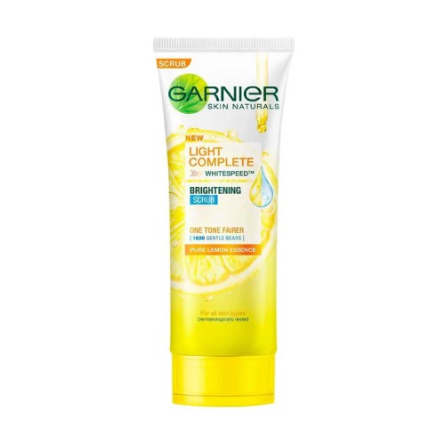 GARNIER Light Complete With Speed Brightening Scrub 100ml- Skin Care, Face Scrub (磨砂膏 臉部)