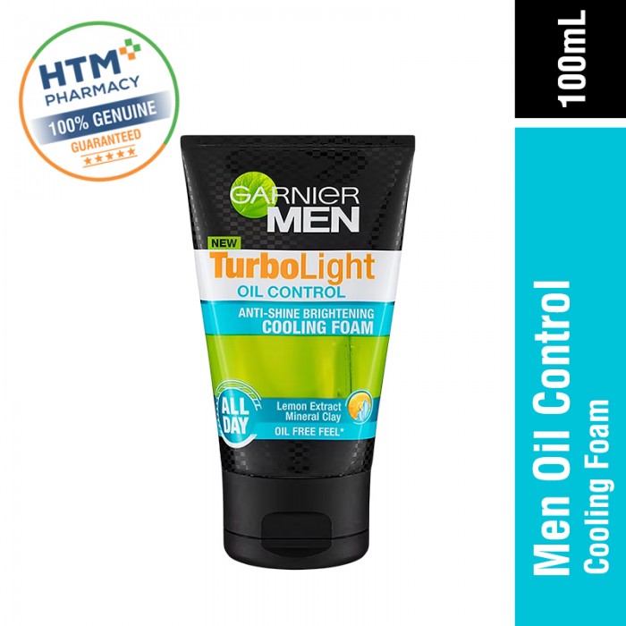 Garnier Men Turbolight Oil Control Cooling Foam 100ML