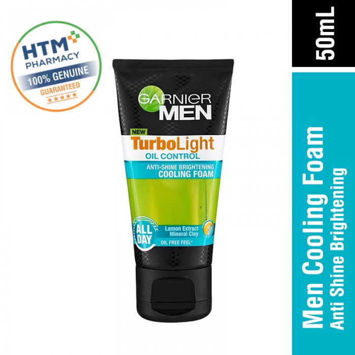 Garnier Men Turbolight Oil Control Cooling Foam 50ML