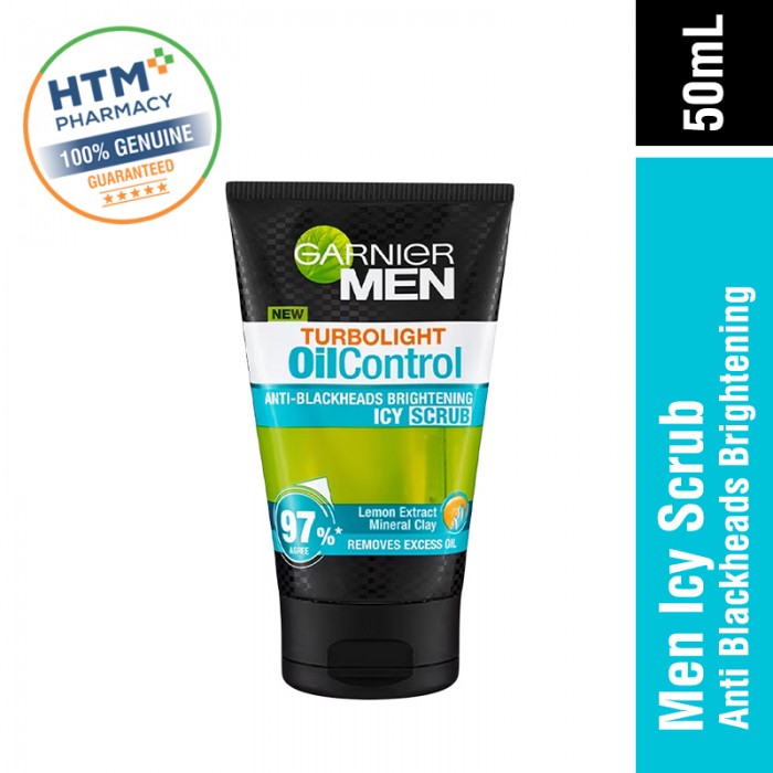 Garnier Men Turbolight Oil Control Icy Scrub 50ML