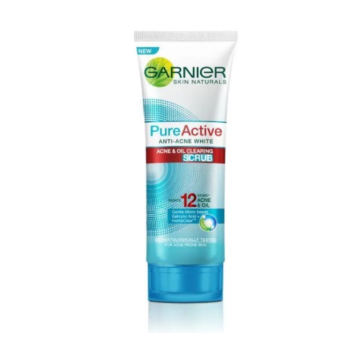 GARNIER Pure Active Multi-Action Scrub 50ml -Skin Care, Face Scrub (磨砂膏臉部)