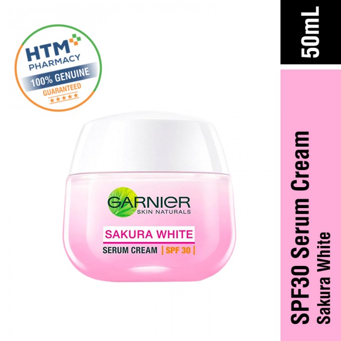 Garnier Sakura White Whitening Serum Cream (SPF 30) 50ml