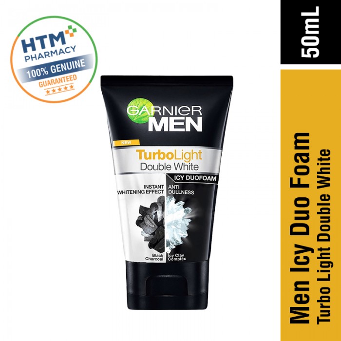 Garnier Men Turbolight Double White + Icy Duo Foam 50ML