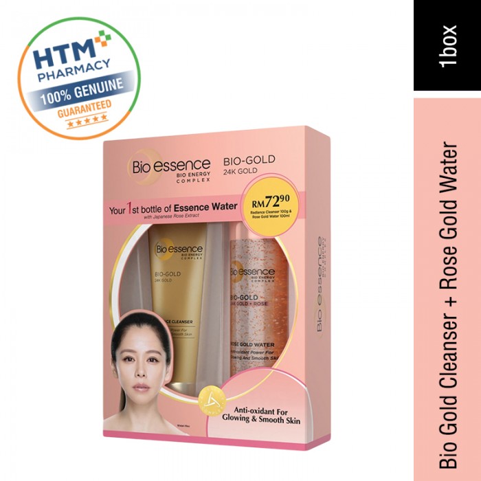 Bio Essence Bio-Gold Cleanser+ Rose Gold Water