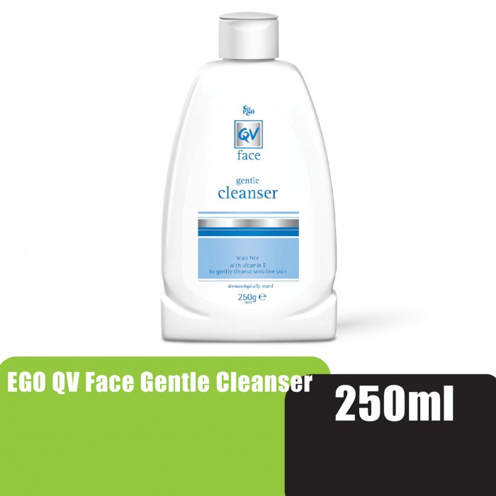 EGO QV Gentle Facial Cleanser 200ml - Face Wash For Sensitive, Dry Skin Pencuci Muka / Pembersih Muka 洗臉霜 洗脸乳