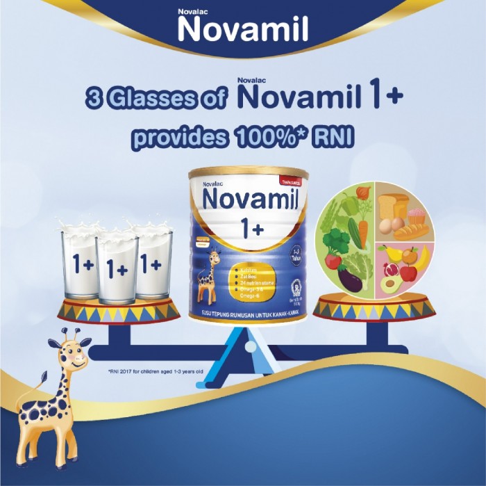 Novamil 1+ (1-3 Tahun) 800g