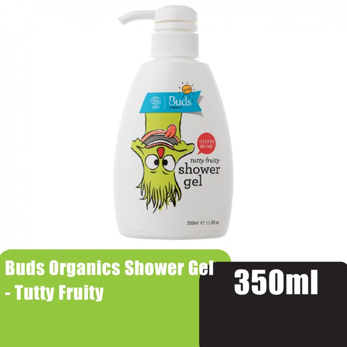 Buds Organics Tutty Fruity Scented Shower gel 350ml with Aloe vera- Hydrating& Soothing