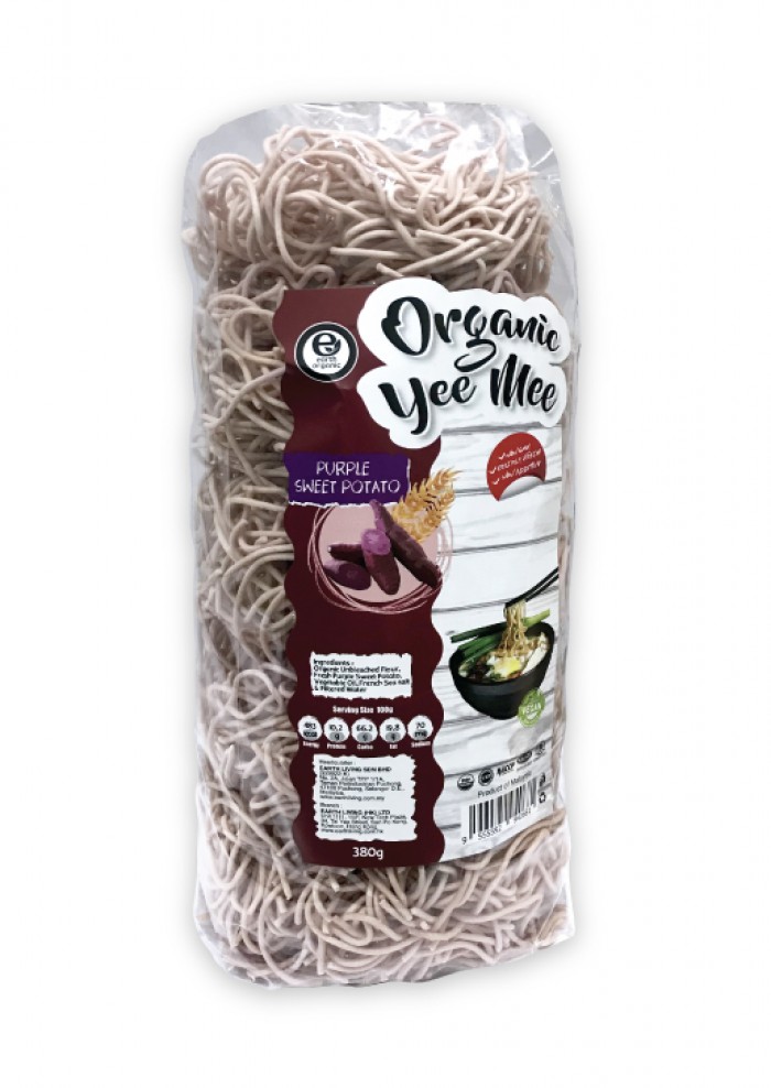 Earth Living Organic Noodles 380g (Yee Mee Purple Sweet Potato)