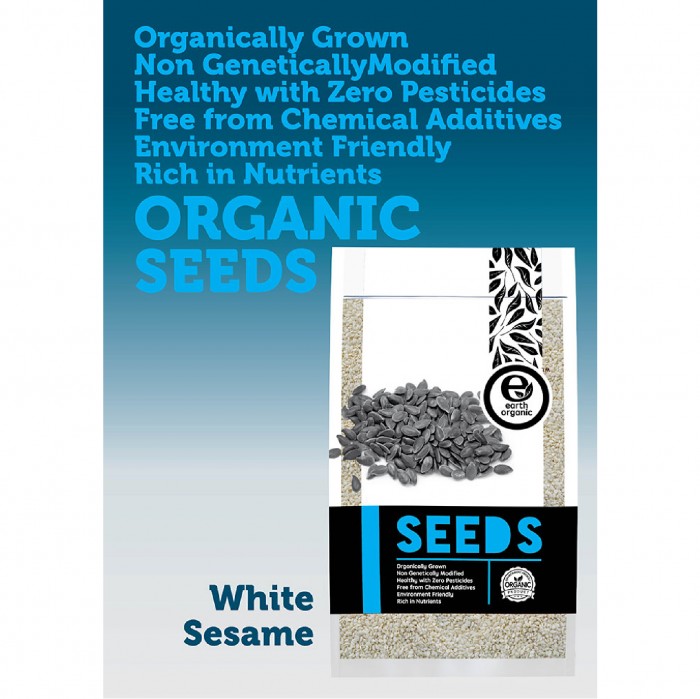 EARTH LIVING Organic Seeds 250g (White Sesame Seed)