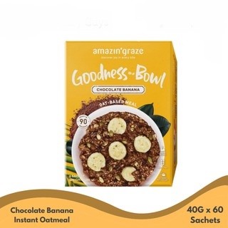 Amazin' Graze Goodness Bowl 6x40G - Chocolate Banana