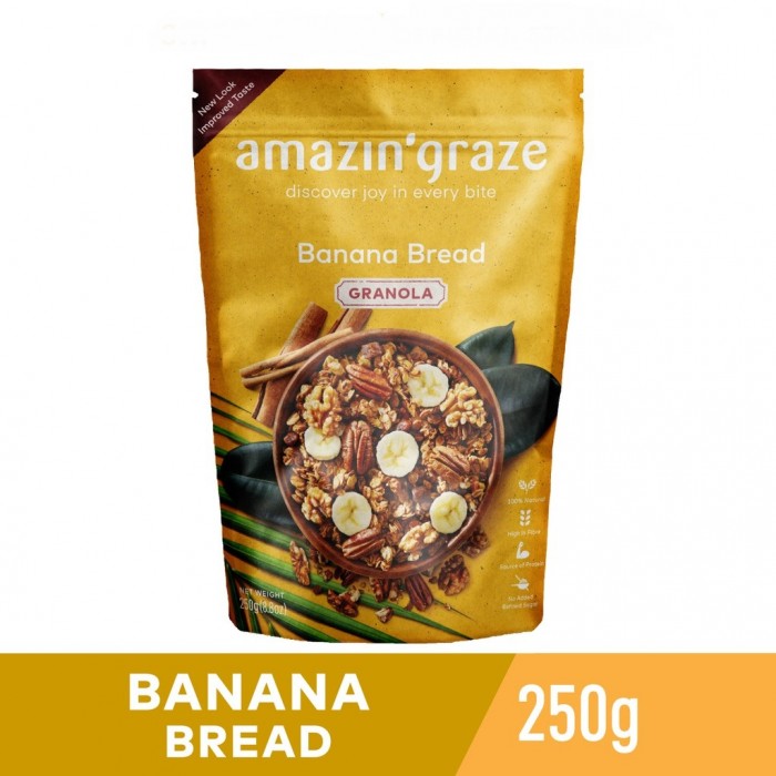 Amazin' Graze Granola 250G - Banana Bread