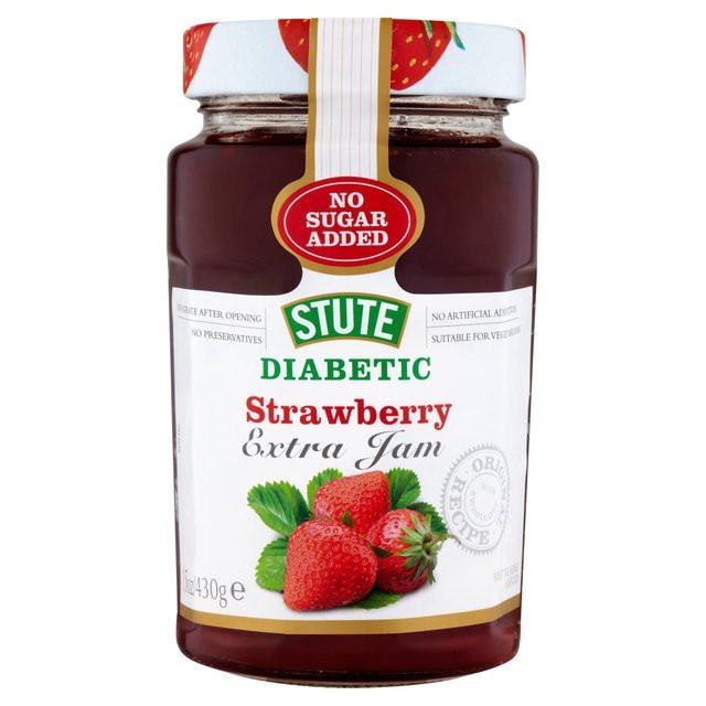 STUTE DIAB EXTRA JAM 430G - STRAWBERRY