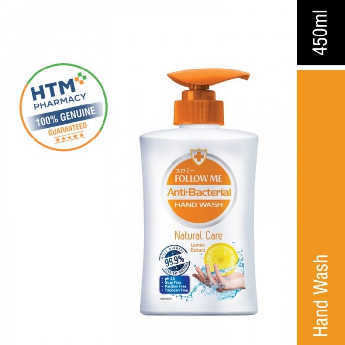 Follow Me Antibacterial Hand Wash 450ml - Natural Care