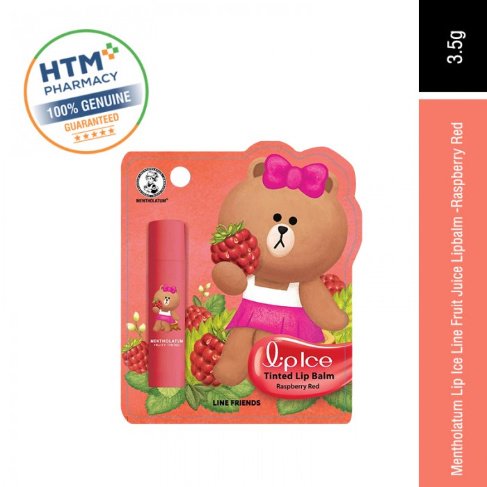 Lip Ice Line Fruit Lipbalm - Raspberry Red 3.5g