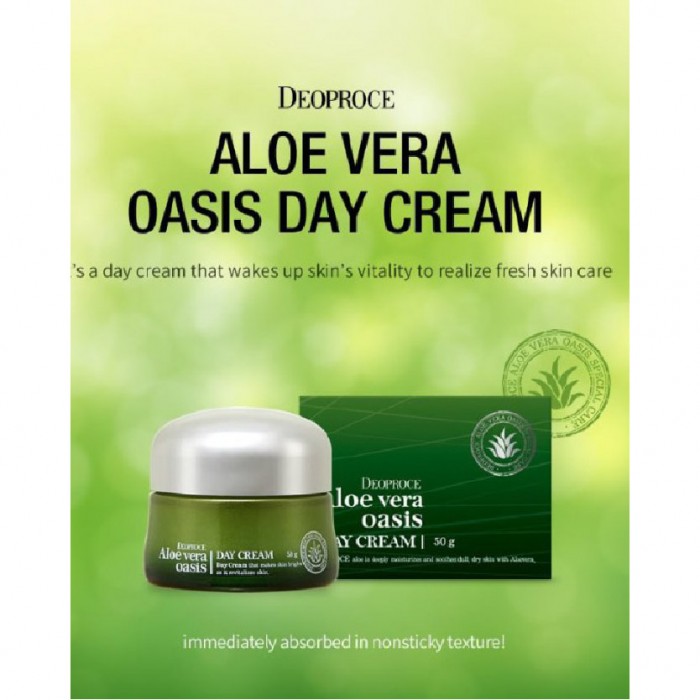 Deoproce Aloe Vera Oasis Day Cream 50g