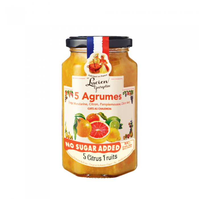 LUCIEN GEORGELIN Citrus Fruit Jam 300g (No Sugar Added) - Agrumes