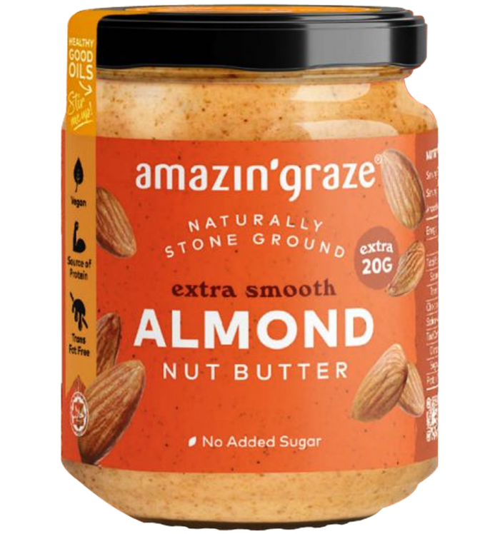 Amazin' Graze Jam All Natural Almond Butter 200g