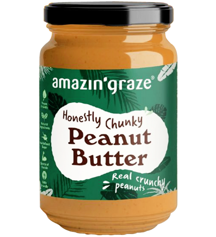 Amazin' Graze Jam Honestly Chunky Peanut Butter 350g