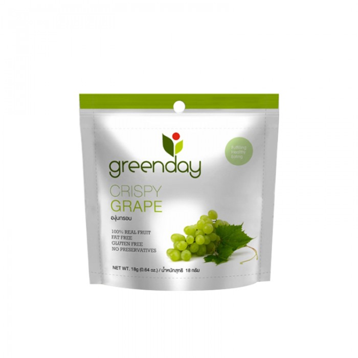 Greenday Snack 18g - Crispy Grape