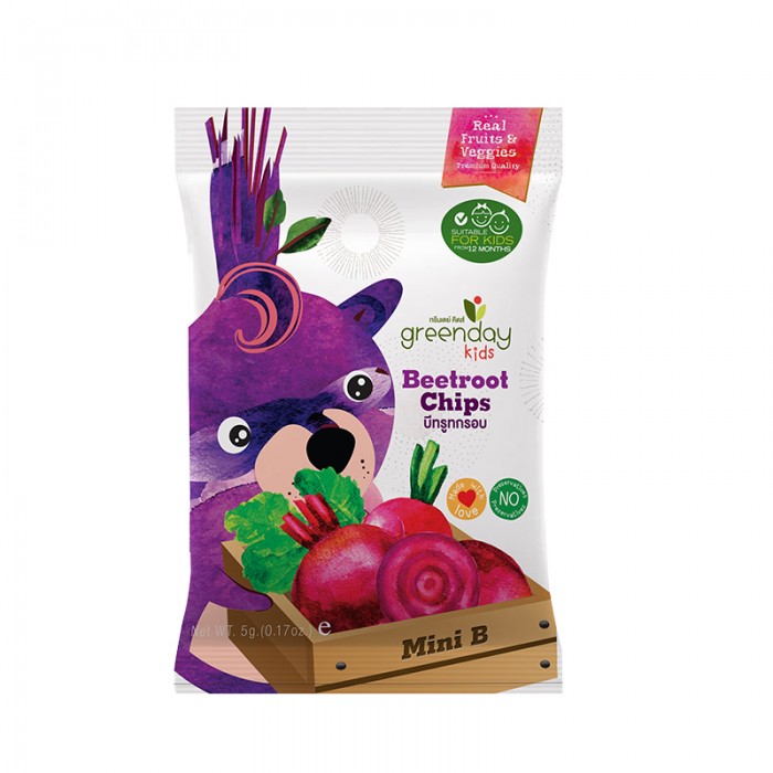 Greenday Snack 5g - Beetroot Chips