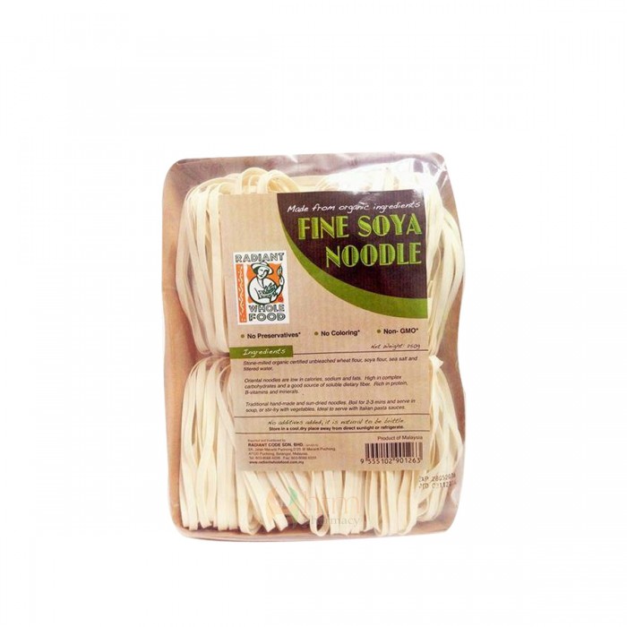 Radiant Organic Noodle Fine Soya 250g