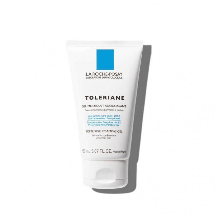 LA ROCHE POSAY Toleriane Softening Foaming Gel Facial Cleanser 150ml - Normal To Combination Pencuci Muka