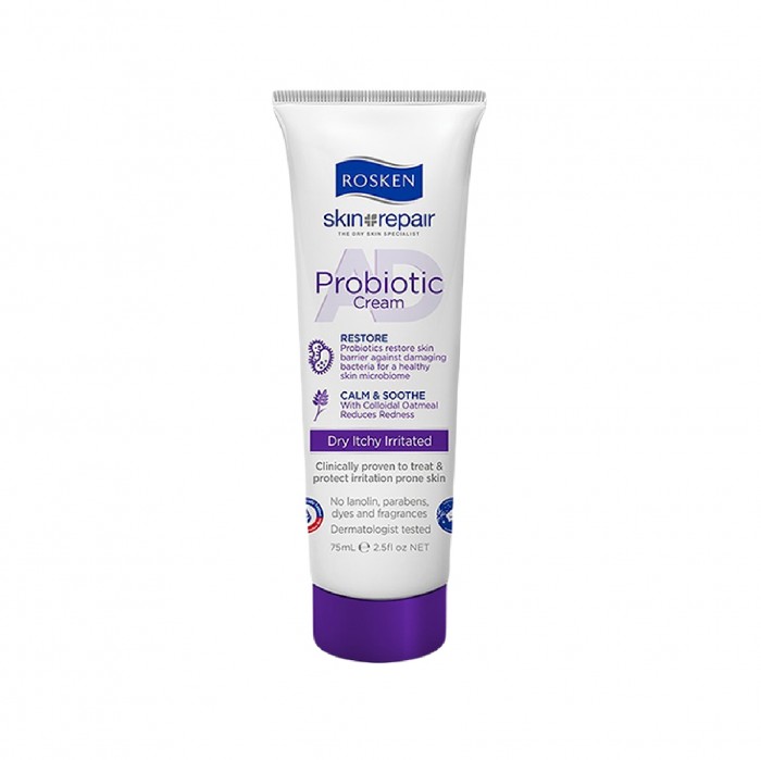 ROSKEN Probiotic Hand Cream 75ml - Dry Itchy Irritated Sensitive skin krim tangan kulit kering 皮膚 敏感 止癢护手霜