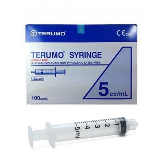 Terumo Syringe 5ml - Lure Lock 100's