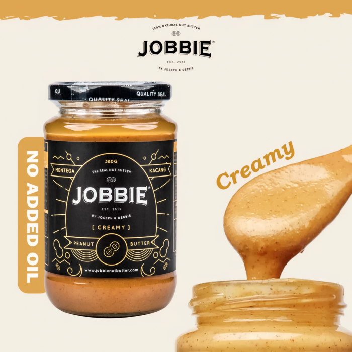 JOBBIE Jam Creamy Classic Peanut Butter 380g