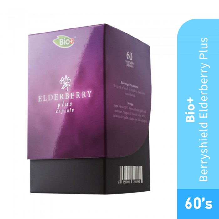 BIO+ Berryshield Elderberry Plus supplement 60's immune booster 提高免疫力