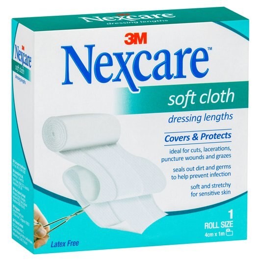 NEXCARE SOFT CLOTH ROLL 6CM x 1M