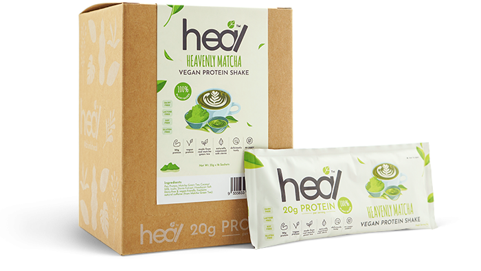 Heal Vegan Protein 33g (16's) - Heavenly Matcha