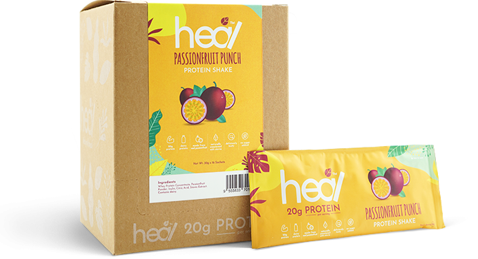 Heal Vegan Protein 30g (16's) - Passionfruits