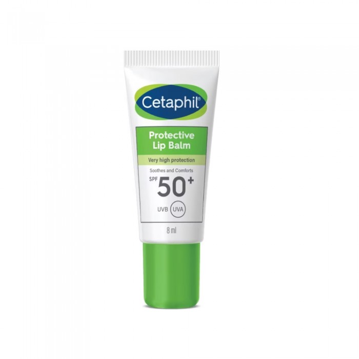 CETAPHIL Protective Lip Balm Spf 50 8ml for Pelembab Bibir, Cetaphil Lip Balm