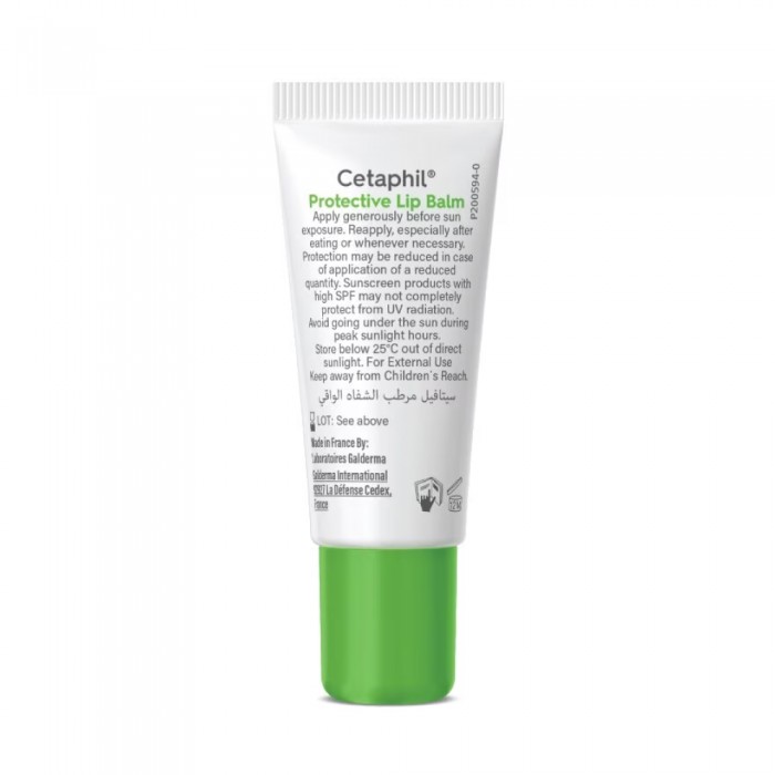 CETAPHIL Protective Lip Balm Spf 50 8ml for Pelembab Bibir, Cetaphil Lip Balm