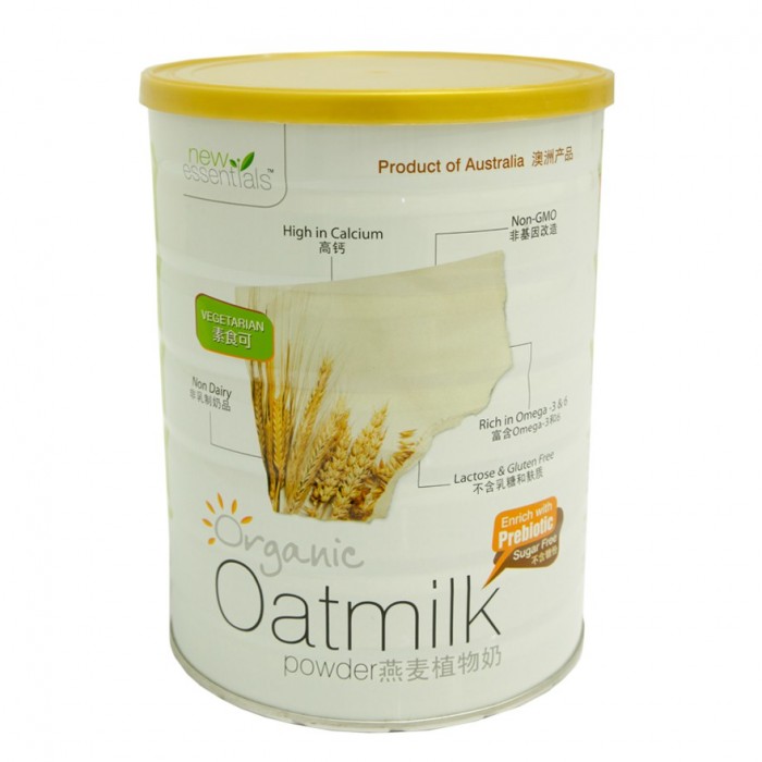 NEW ESSENTIALS ORGANIC OATMILK WITH PREBIOTIC 800G