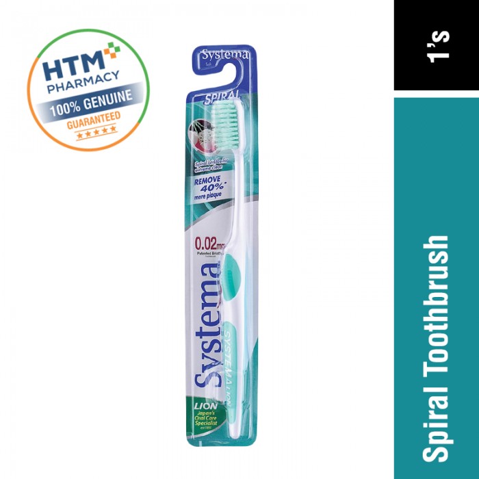 SYSTEMA SPIRAL TOOTHBRUSH 1'S