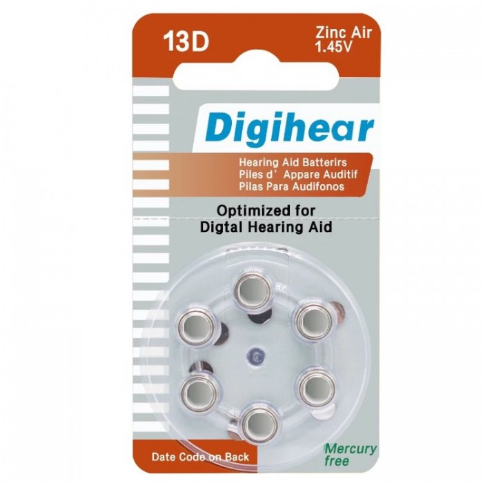 Digihear Digital Hearing Aid 6's - No.13D