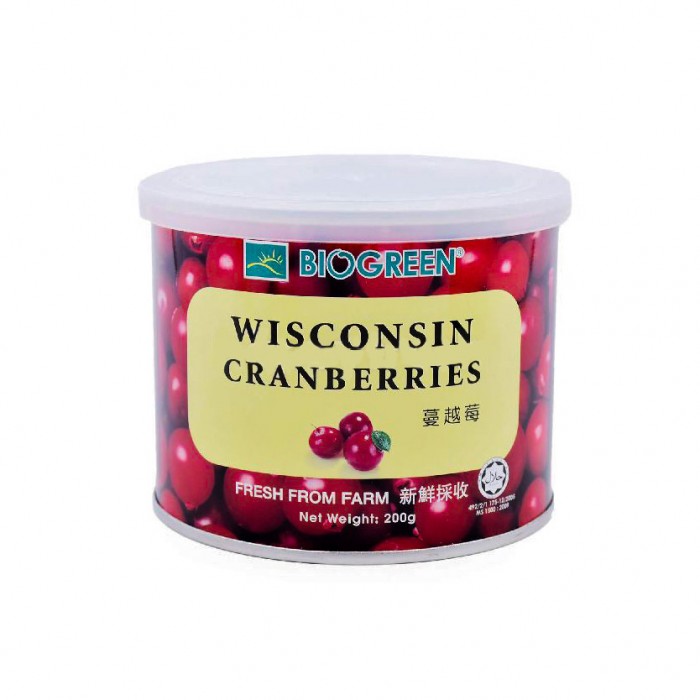 BIOGREEN Wisconsin Cranberries 200g