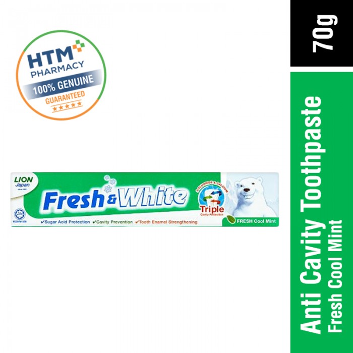 Fresh & White 70g - Fresh Cool Mint