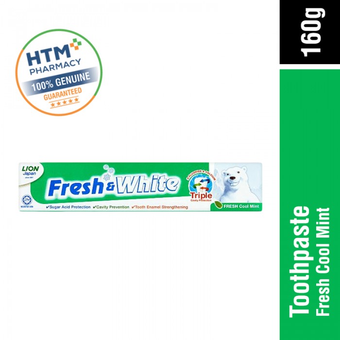 Fresh & White 160g - Fresh Cool Mint