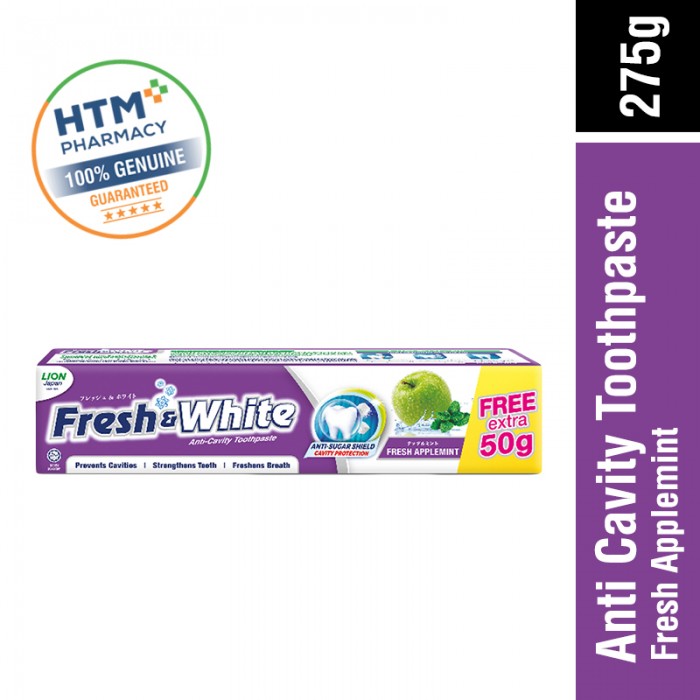 Fresh & White 225g Extra 50g - Applemint