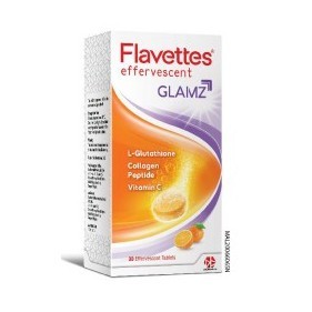 Flavettes Effervescent Glamz Vitamin C 30's - Orange