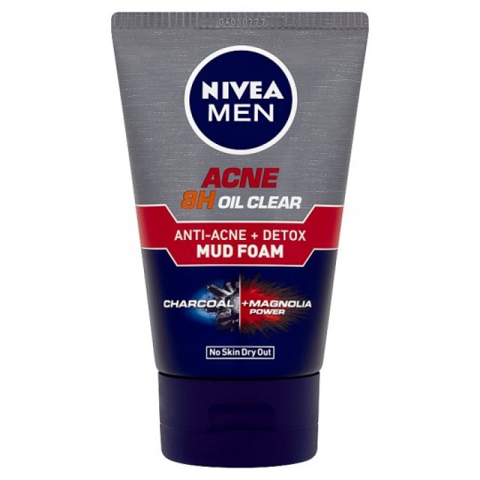 Nivea Men Anti Ace Mud Foam 100G - Oil Clear (83940)