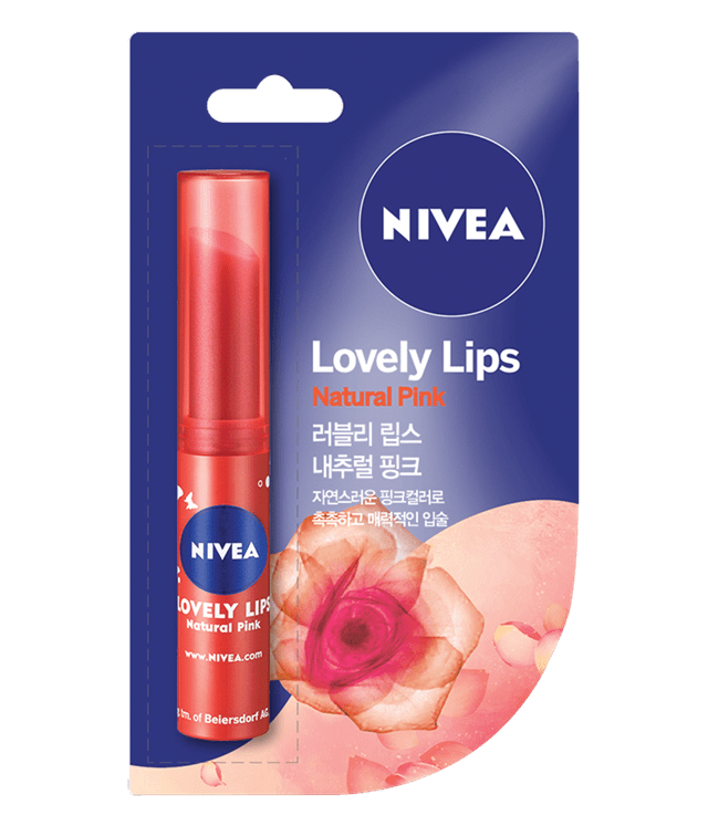 Nivea Lovely Lips Natural Pink 2.4G (85178)